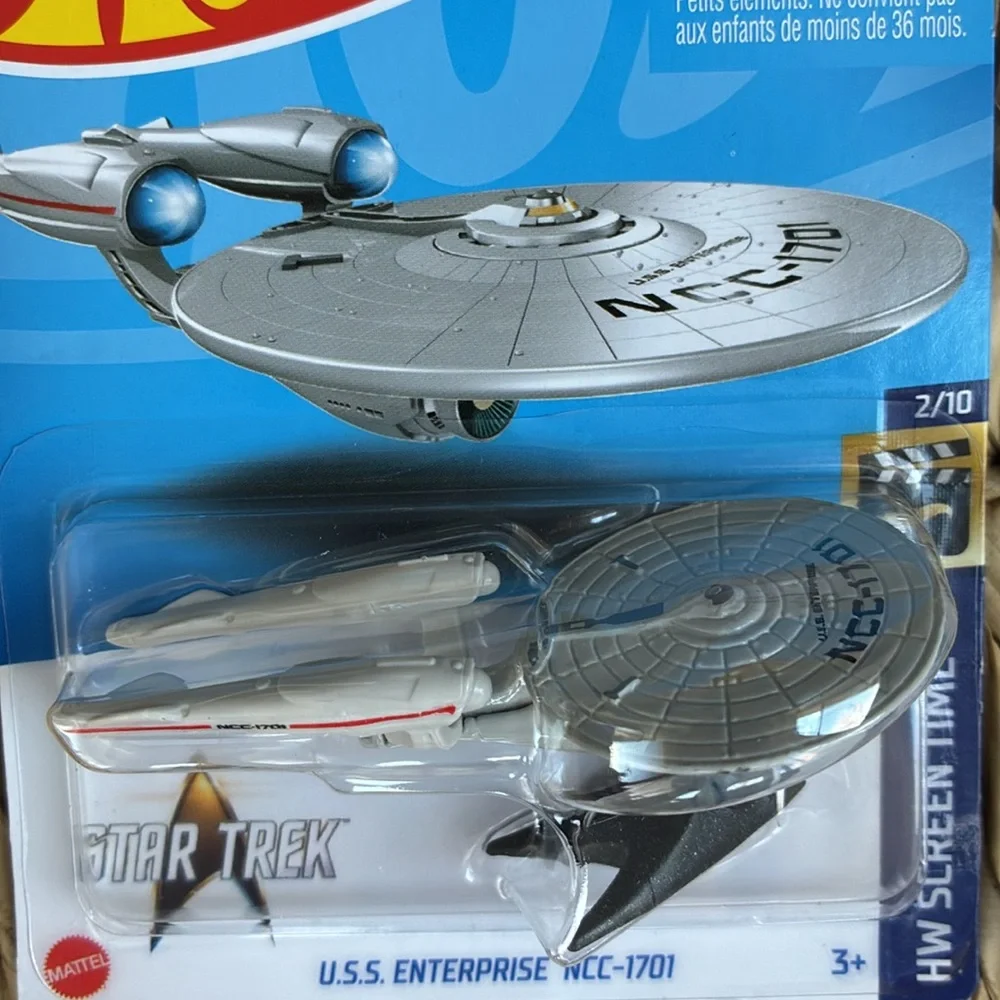 Star Trek USS Enterprise Hot Wheels Mattel Startrek Space Ship Hotwheels 🆕 2024